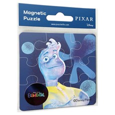 ELEMENTAL Puzzle Life 迪士尼 元素方城市 阿水 磁性拼圖 D914, 1個, 9件
