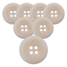 ButtonKing 天然果實鈕扣 班加爾 23mm, 太陽眼, 7個