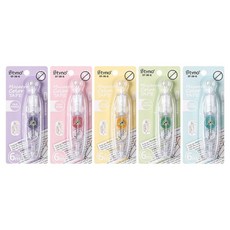 Styno Uni-B底線螢光筆馬卡龍貼紙捲筒型 5種組, 1組, 1入