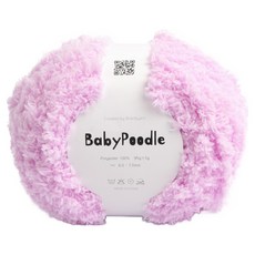 브랜드얀 베이비푸들 뜨개실, 44 라벤더, 1개