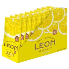 韓國 LEON Vidal 酸味維他命C檸檬軟糖, 50g, 10個