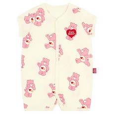 Care Bears Care Bears 有機短袖滿版嬰兒連身衣