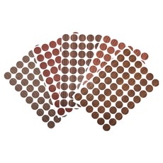 네이처안 가구 벽지 못자국 pvc 스티커 5종 세트, 월넛계열