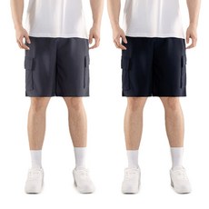 CAMEL Apparel 男女通用 Urban Fit 工裝短褲 2件組