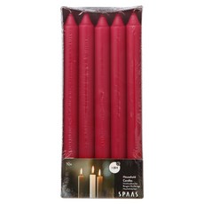 SPAAS 家用蠟燭 10入, 1個, 66g, 紅色