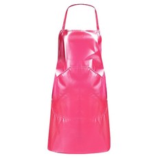 World Clean 單面防水口袋圍裙 小, 亮面粉, 1個