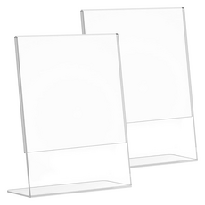 Nahome 單面垂直 L型 POP 展示架 A4, 2個