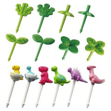 精緻可愛 Cutie-me 葉子造型籤 8入2款 MP186 + Cutie-me 恐龍造型籤 第1彈 MP081 6件組, 1套