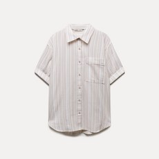 MIXXO 女款寬鬆版型短袖襯衫