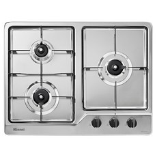 린나이 빌트인 3구 가스레인지 방문설치, RBR-S3203D, LPG
