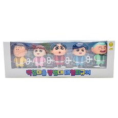 Shinchan 蠟筆小新 雙葉村防衛隊員發條公仔, 1個, 混合色