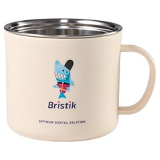 Bristik 兒童用不鏽鋼手柄漱口杯, 250ml, 鯊魚, 1個