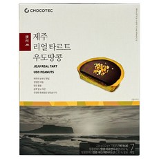 濟州牛島花生巧克力塔 7包入, 1盒, 224g