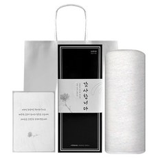 Songwol 松月 弔唁答謝禮品 簡約素色毛巾 130g 30支棉紗 + 外盒 + 紙腰帶 + 感謝卡 + 提袋組合, 象牙白, 10套