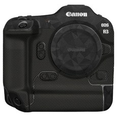 KOEM Canon EOS R3 相機機身貼膜 保護膜, 北歐黑, 1個