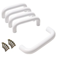 Sonjabisesang 10mm 基本款雙孔家具把手 P64, 5個, 白色