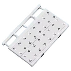 해강코퍼레이션 길이조절 압축 선반, 화이트, 1개