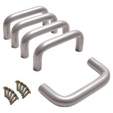 Sonjabisesang 10mm 基本款 雙孔 傢俱把手 P64, 5個, 銀色