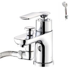 두진바스 하모니 세면기 원홀 겸용 샤워 수전 DL607, 1개