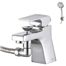 다인이엔지 두진 네모 프리미엄 원홀 세면대 겸용 샤워수전 DL407 방문설치, 1개