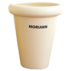 MORIANN Ring Pot 陶瓷花盆, 1個, 奶油米色