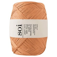 WoolClub 針織 DIY 材料包 Soi 迷你托特包 Soi 線 1入 + 提供影片織圖組合, 1套, 40 肉桂