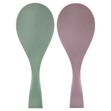 Bogen 可站立磁吸飯匙2件組, 1套, 深綠色, 深粉紅色