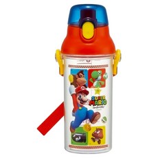 Skater 一觸式透明水瓶, 任天堂馬裡奧, 480ml, 1個