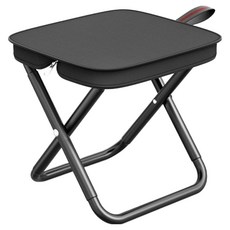 Dear Casa 超輕量便攜式折疊一體成型折疊收納袋椅, 黑色, 1個