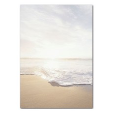 Futurolab 海灘風景客廳海報 波浪, 單色