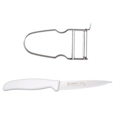 사넬리암브로지오 화이트 세트, 1세트, 껍질칼 + 페어링 나이프