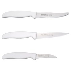 사넬리암브로지오 페어링 나이프 세트 화이트, 1세트, 나이프 3종