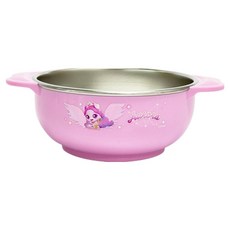 LE BARN 流星 CATCH! TEENIEPING 防滑不鏽鋼碗, 奧蘿拉핑 & 王子핑, 1個