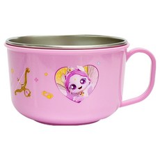 LE BARN Shooting Star 奇幻萌可 防滑不鏽鋼麵碗, 極光萌可 & 王子萌可, 1個