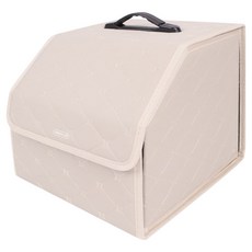 URBAN CAR 車用多功能縫線收納盒, 淺褐色