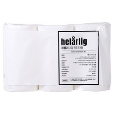 Hirolly 3層天然紙漿捲筒廚房紙巾 160抽, 6入, 1個