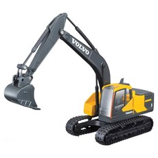 브라고 1:50 볼보 포크레인 중장비 장난감, 혼합색상, 1개