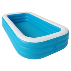 Gelruduk室內戶外方形戲水池, 藍色, 1個