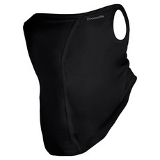 Crocodile 鱷魚 防紫外線護臉面罩 頭巾式 CD341, 黑色, 1個