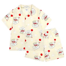 mollimelli friends 童款小萌狗短袖睡衣套裝