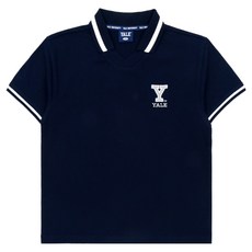 YALE KIDS 兒童透氣棉質針織開領短袖T恤 YJCCPSE23298