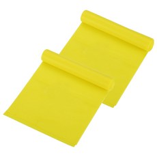 구디파이 다용도 스트레칭 라텍스 밴드, 옐로우, 2개