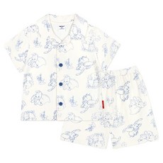 mollimelli friends 童款迪士尼小飛象鈴鐺短袖上衣 + 褲子睡衣套裝