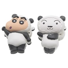 레토 짱구 흰둥이 마그넷 클립 집게, 2개입, 1세트, 소