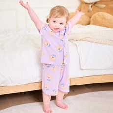 mollimelli friends 兒童款Milky Molly Way短袖睡衣組