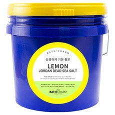 BATH'CHARM 約旦死海鹽檸檬入浴劑, 1個, 10kg