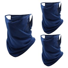 INCONTRO 高爾夫全罩式透氣多功能面罩, 海軍藍, 3個