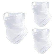 INCONTRO 高爾夫全罩式透氣多功能面罩, 白色, 3個