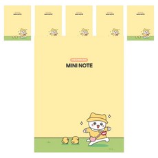 냐한남자 網路漫畫 迷你筆記本 64張, 6個, 삐약삐약 幼稚園