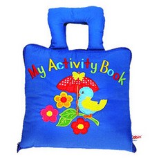 Little Cabin幼兒用優質蒙特梭利布書, 混色, 1組